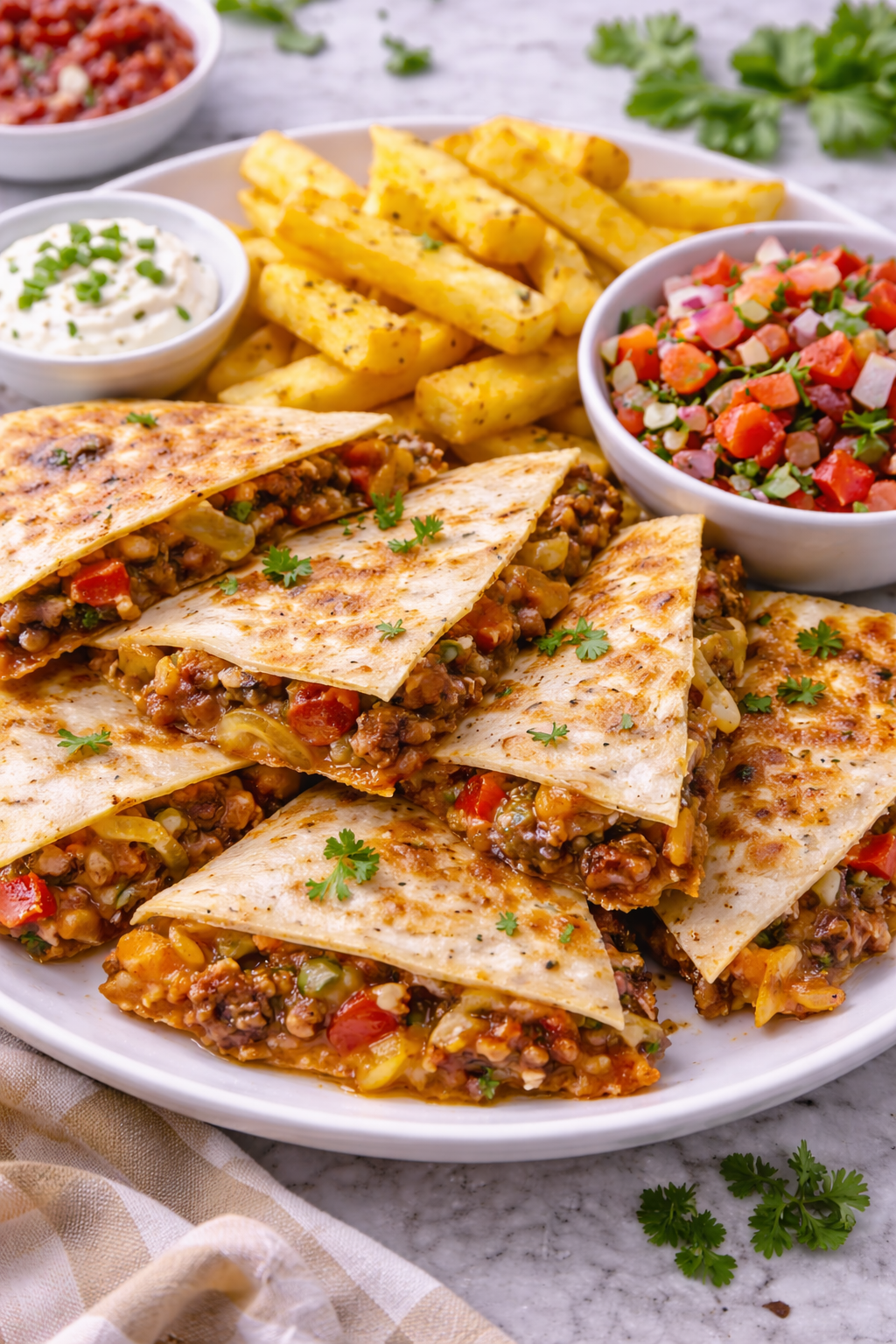 BEEF QUESADILLA